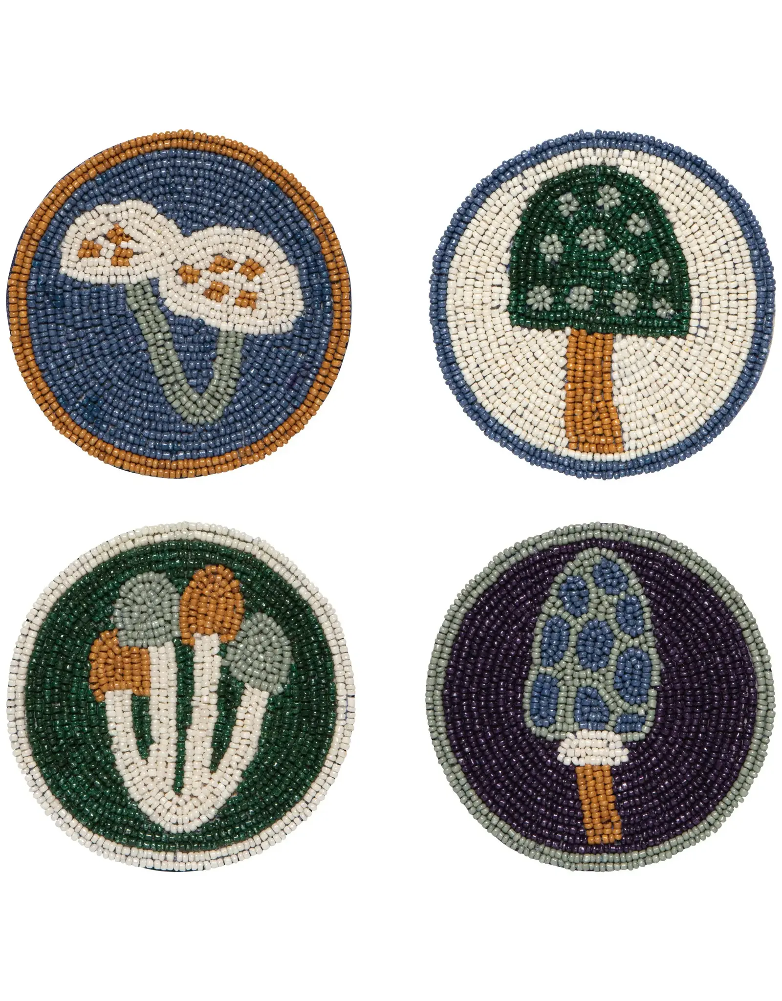 Beaded Wildgrove Coasters