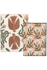 Block Print Notebooks Set of 2 - Peregrine