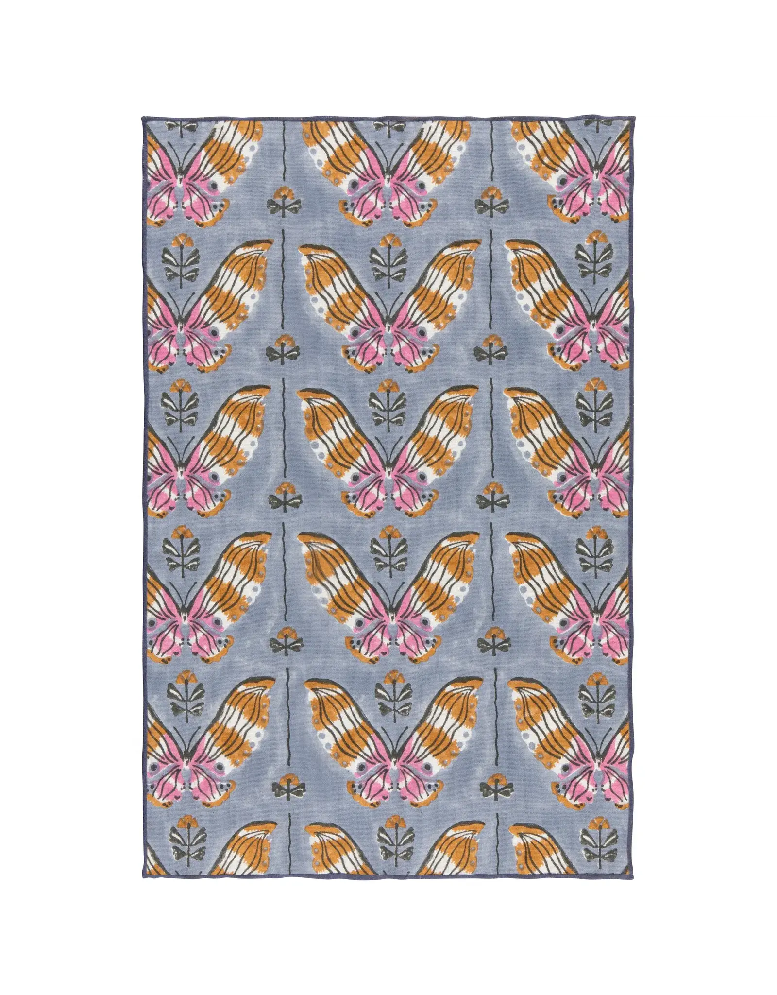 Block Print Dishtowel - Aurora