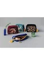 Embroidered Pouch Plume