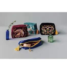 Embroidered Pouch Plume