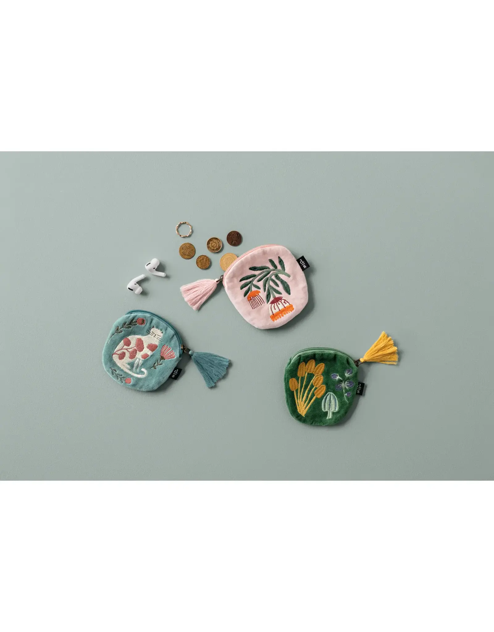 Embroidered Wildgrove - Coin Purse