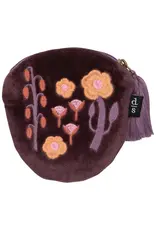 Embroidered Coin Purse Petal Power