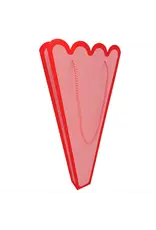 Red/Pink Scallop Bouquet Gift Bag