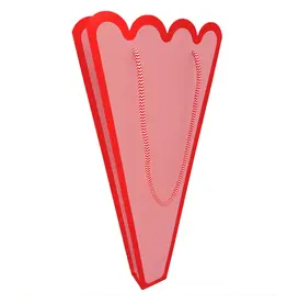 Red/Pink Scallop Bouquet Gift Bag