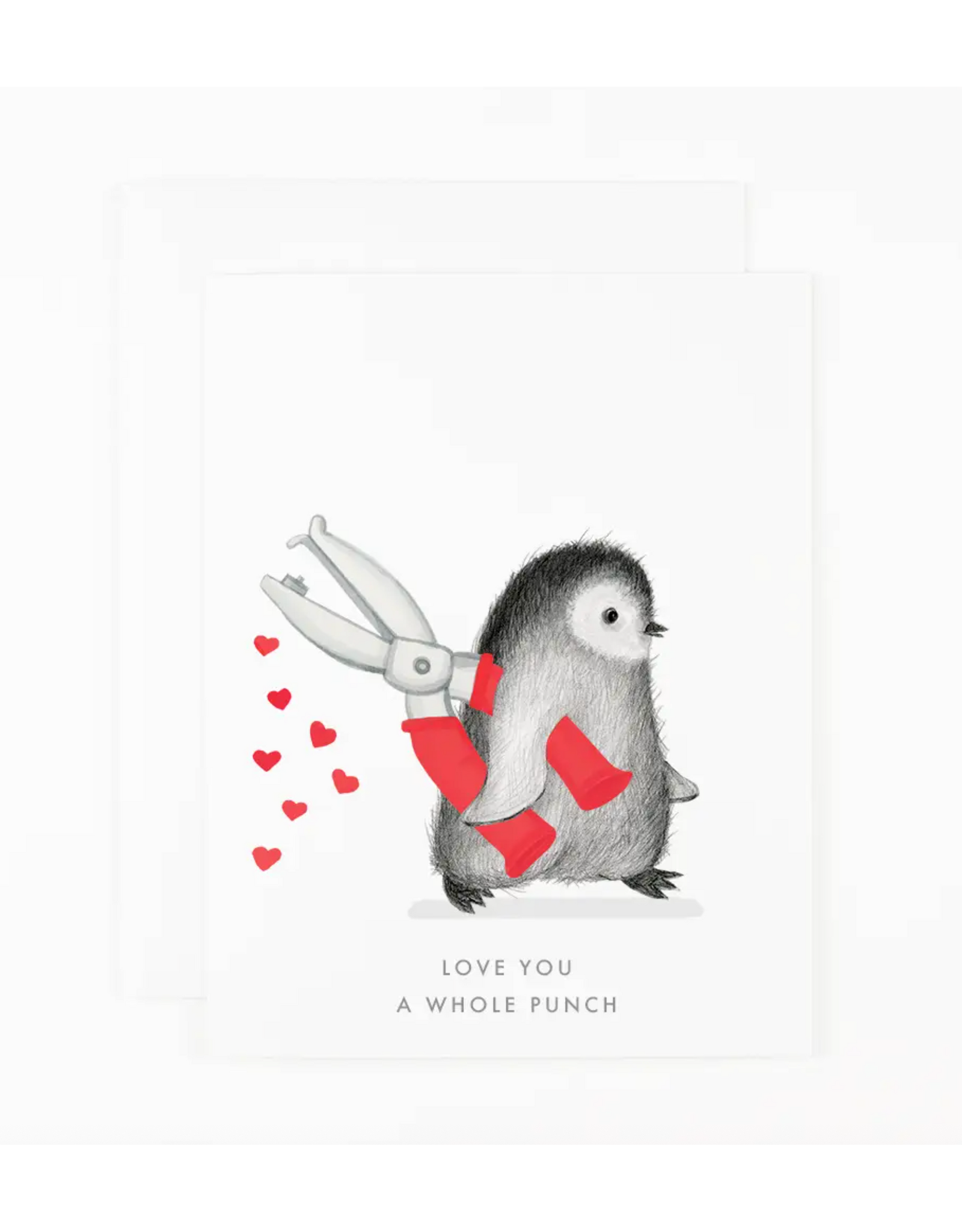 Dear Hancock Love You A Whole Punch Card