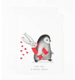 Dear Hancock Love You A Whole Punch Card