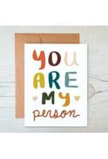 Marigold Press You Are My Person Card