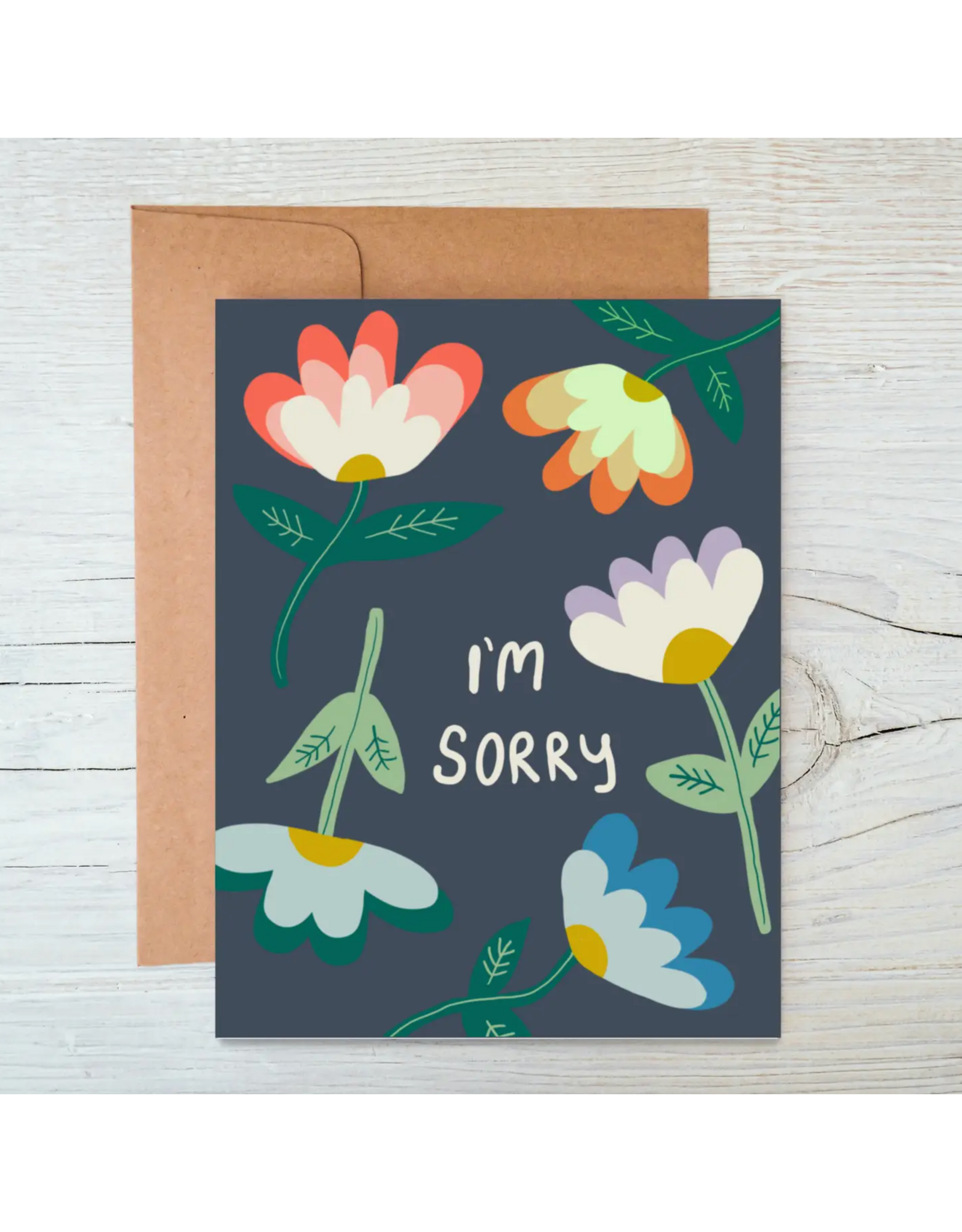 Marigold Press Floral Sympathy Card