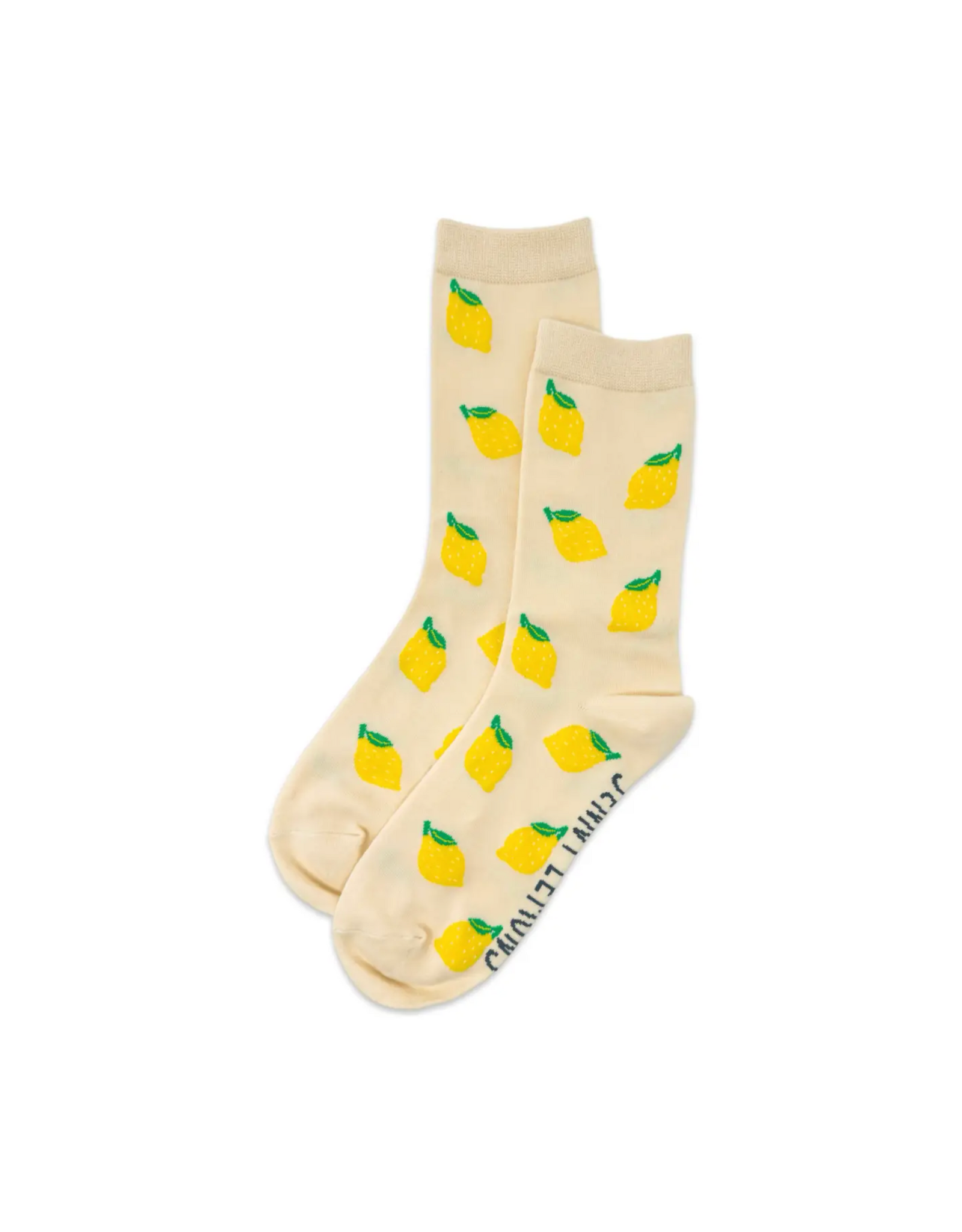 Jenny Lemons Lemon Crew Socks