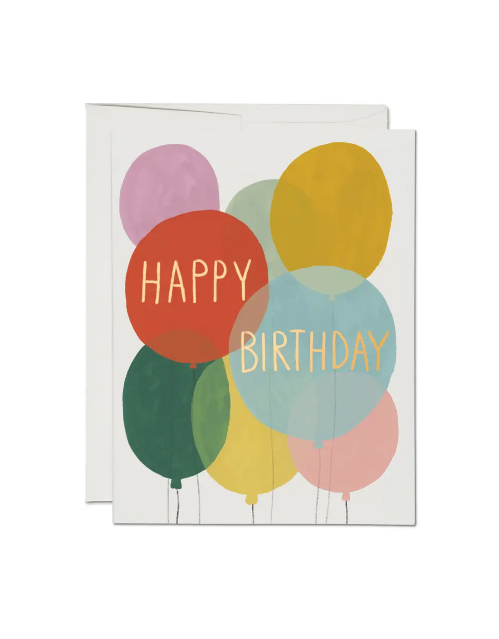 Birthday Balloons Card