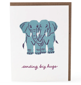 Elephant Hugs Card