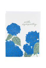 Blue Hydrangea Sympathy Card