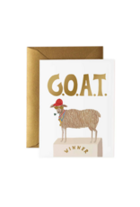 Rifle Paper G.O.A.T. Card