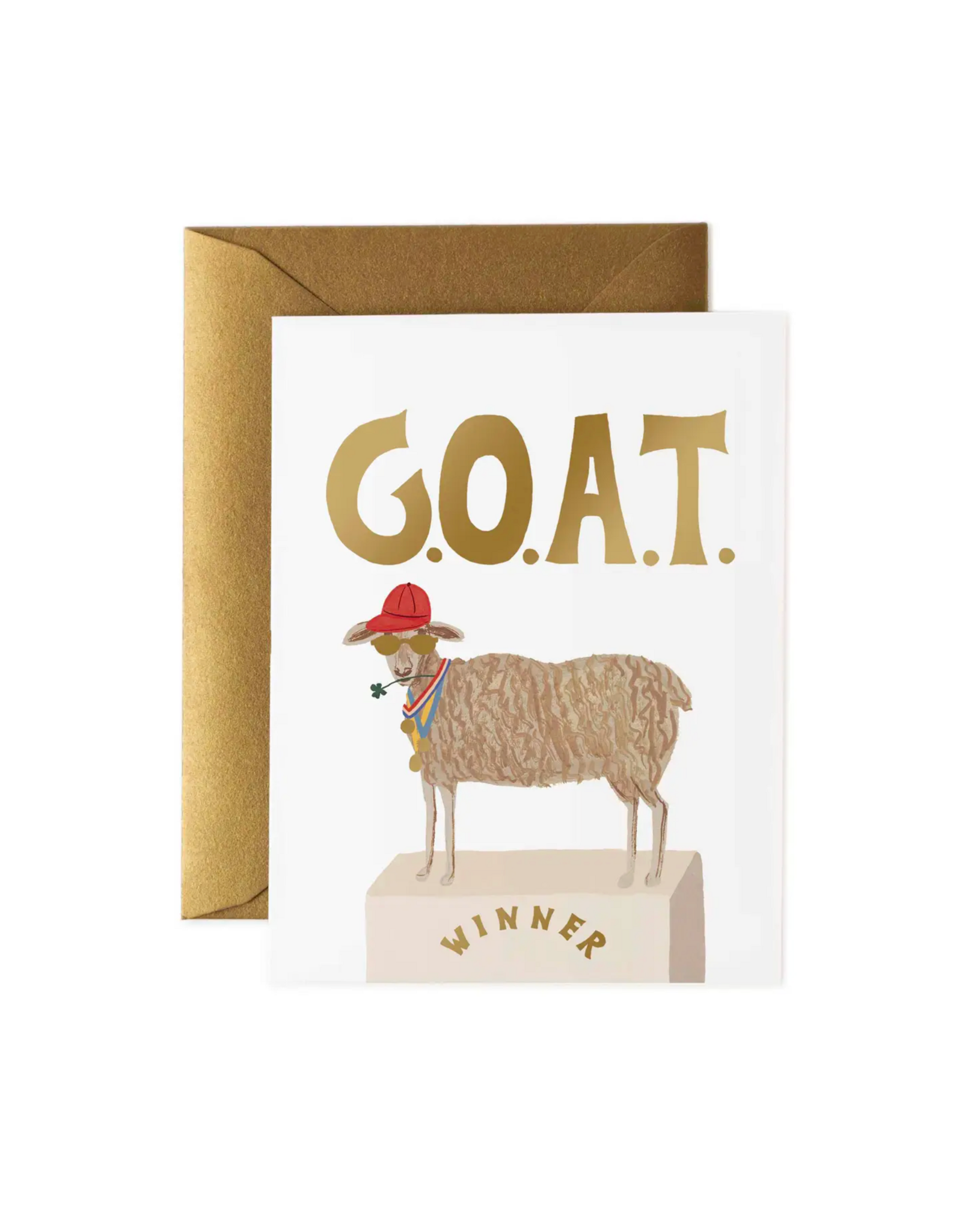 Rifle Paper G.O.A.T. Card