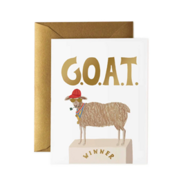 Rifle Paper G.O.A.T. Card