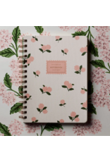Rifle Paper Pink Hydrangea Spiral Notebook