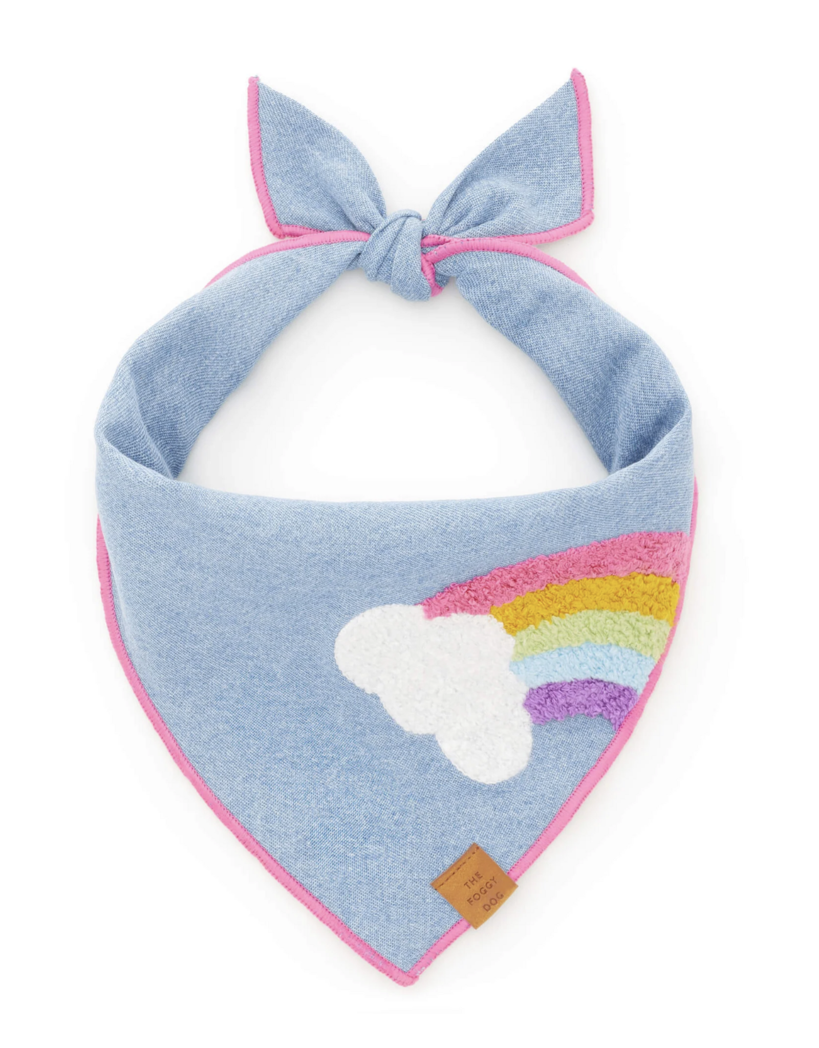 Rainbow Applique Dog Bandana