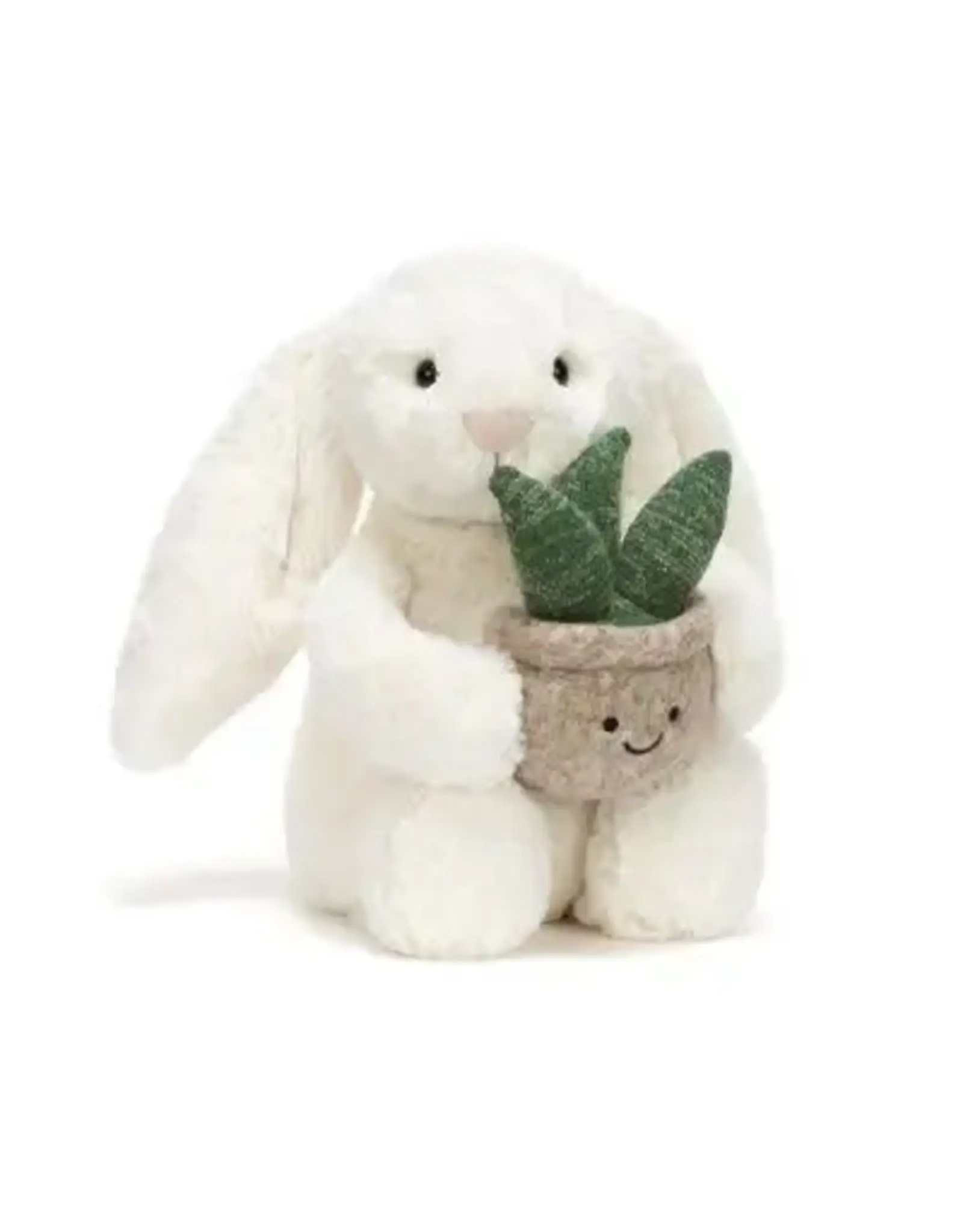 Jellycat Cream Bunny with Plant