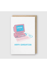 Pike Street Press Retro Computer Grad Card