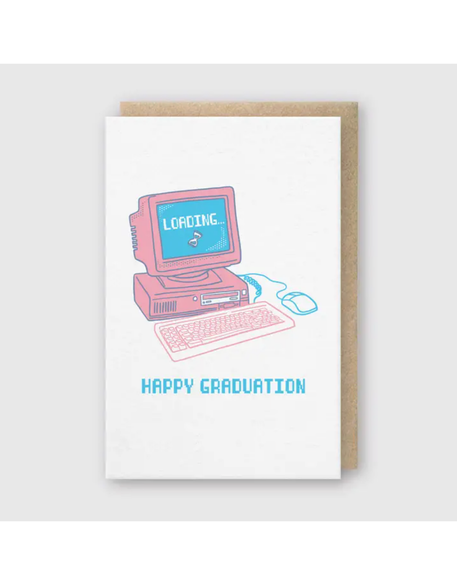 Pike Street Press Retro Computer Grad Card