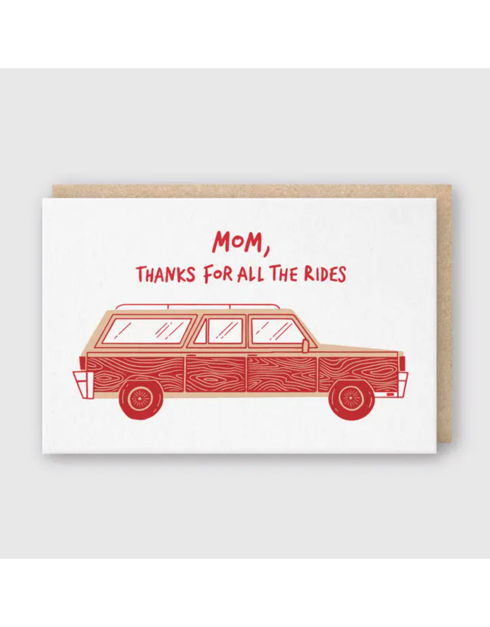 Pike Street Press Mom Thanks for All the Rides Card