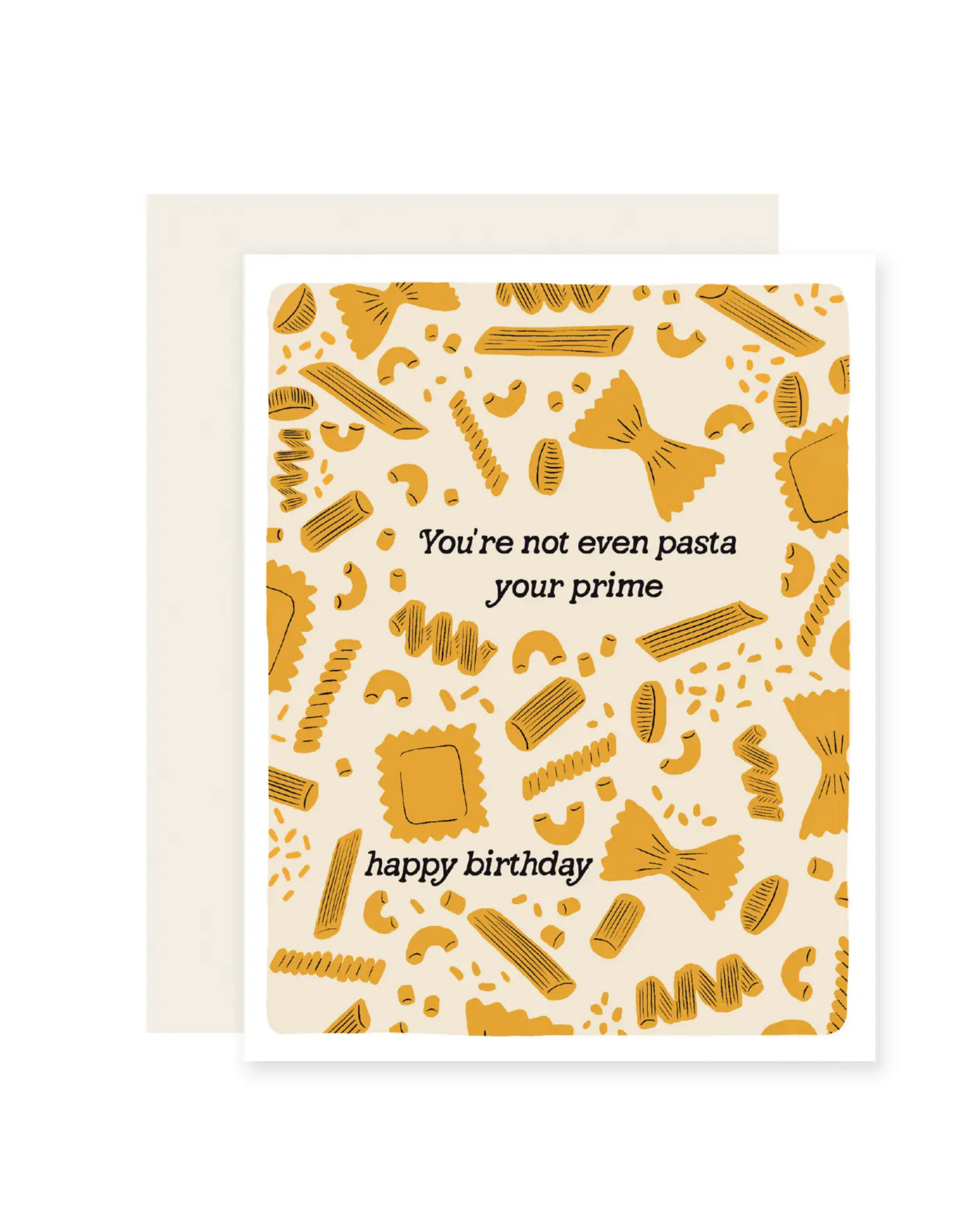Slightly Stationery Pasta Your Prime Card