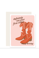 Slightly Stationery Not First Rodeo Card