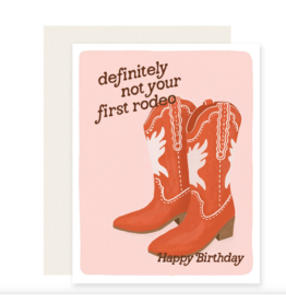 Slightly Stationery Not First Rodeo Card