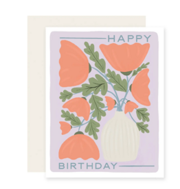 Slightly Stationery Mod Vintage Floral Card