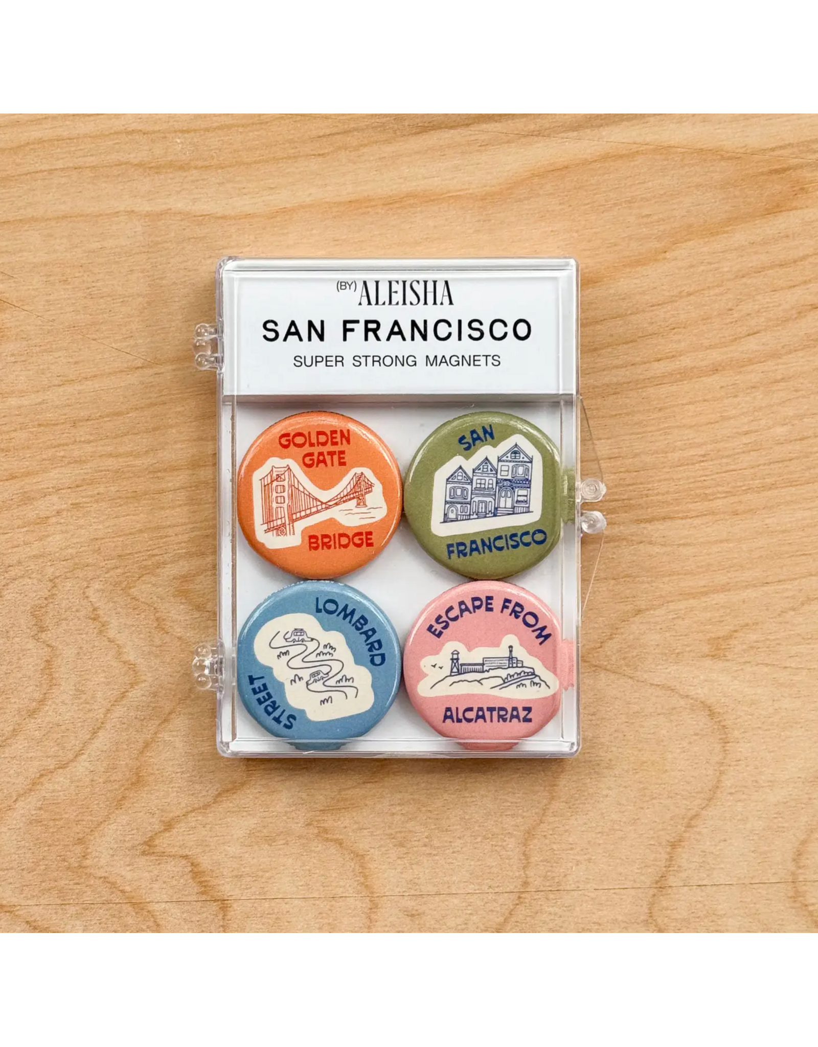 By Aleisha San Francisco Icons Magnet Set