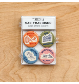 By Aleisha San Francisco Icons Magnet Set