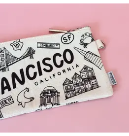 By Aleisha San Francisco Icons Pencil Pouch - Natural