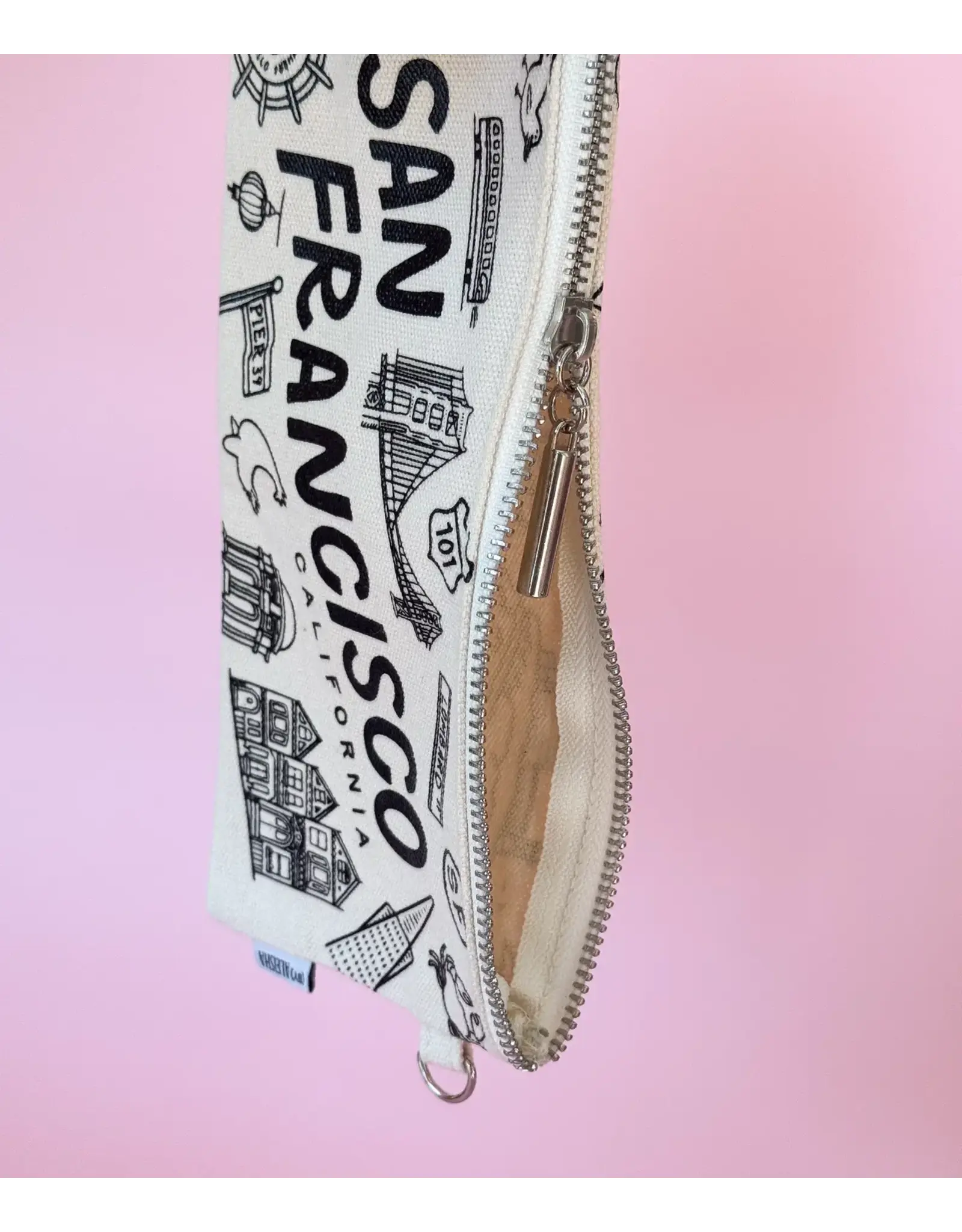 By Aleisha San Francisco Icons Pencil Pouch - Natural