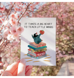 Liyana Studio Best Teacher Appreciation Card