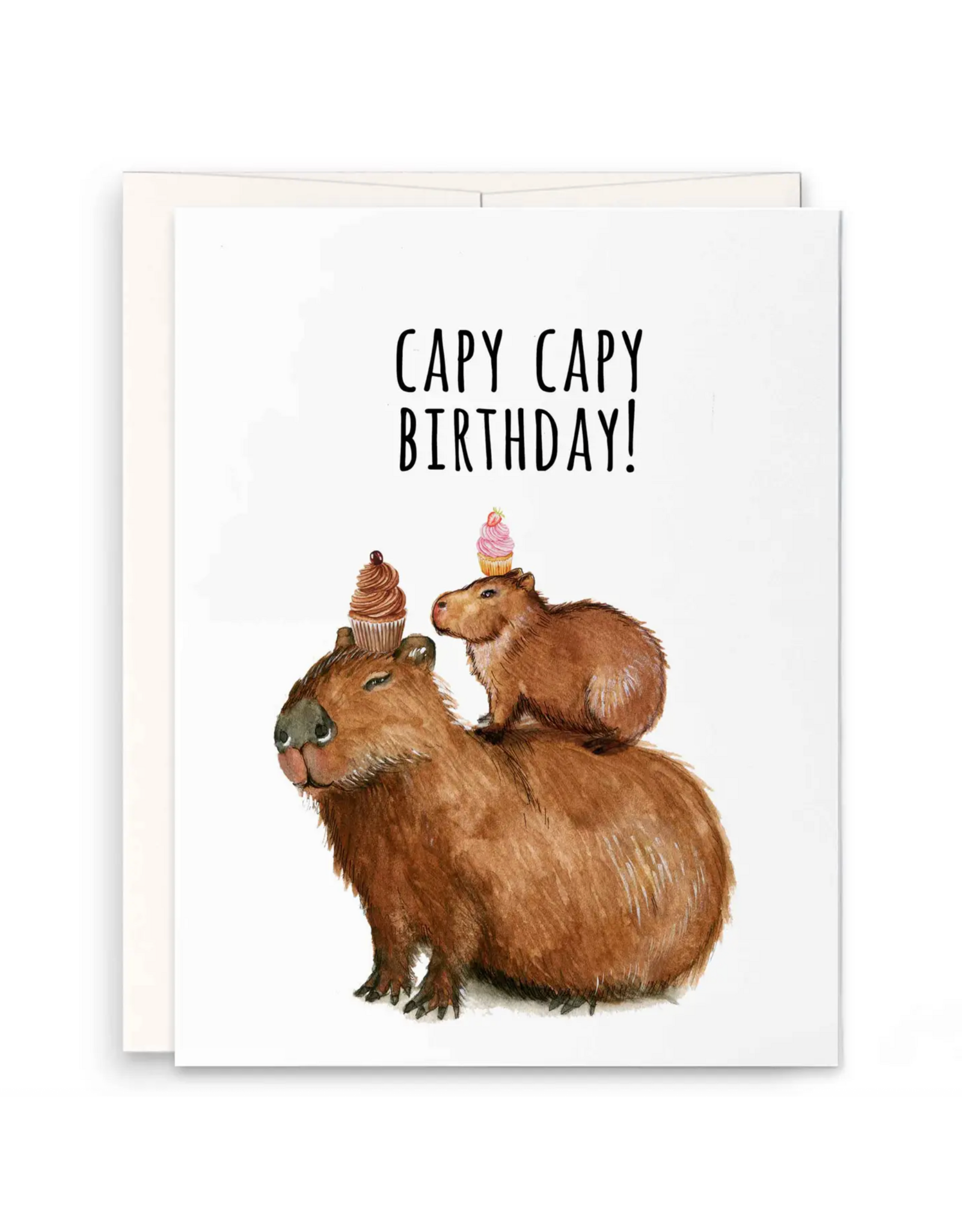 Liyana Studio Capybara Birthday Card