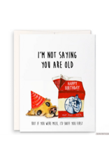 Liyana Studio Old Milk Birthday Card