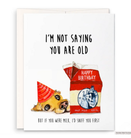 Liyana Studio Old Milk Birthday Card