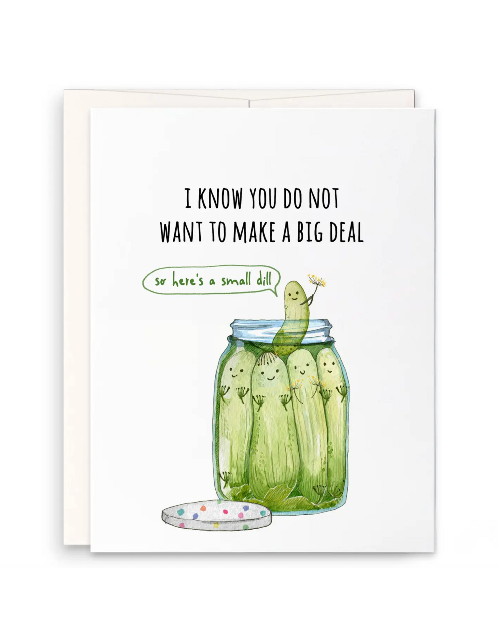 Liyana Studio Small Dill Pickle Card