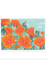 California Poppies Card