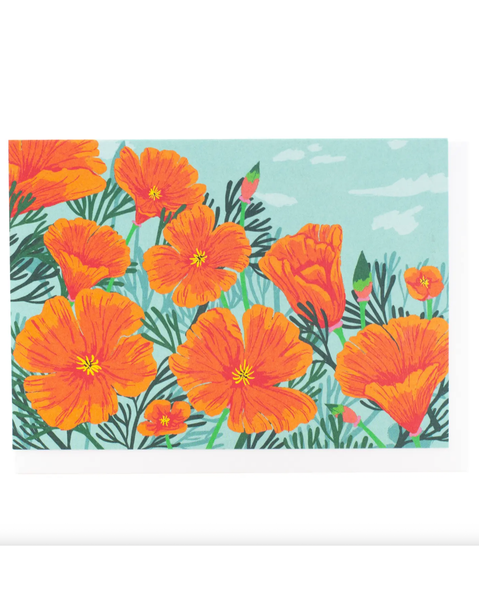 California Poppies Card