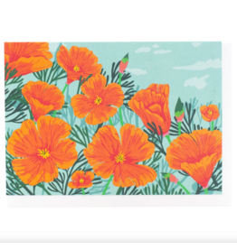California Poppies Card