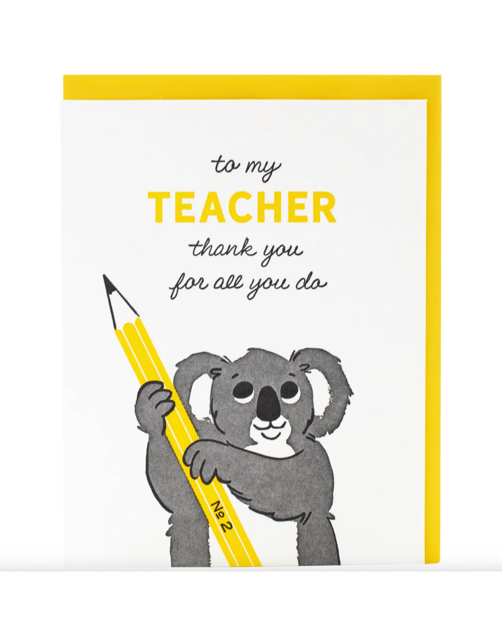 Koala Teacher Card