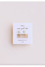JaxKelly Huggies Hoops - Amazonite