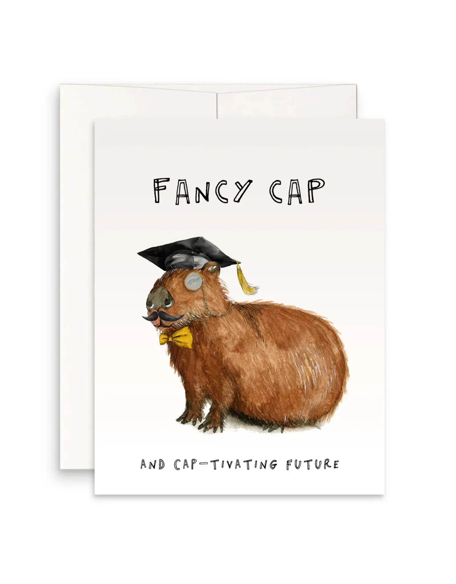 Liyana Studio Fancy Capybara Grad Card