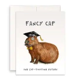 Liyana Studio Fancy Capybara Grad Card