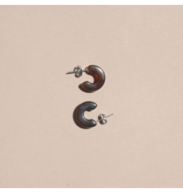 Nat + Noor Mali Hoops - Espresso