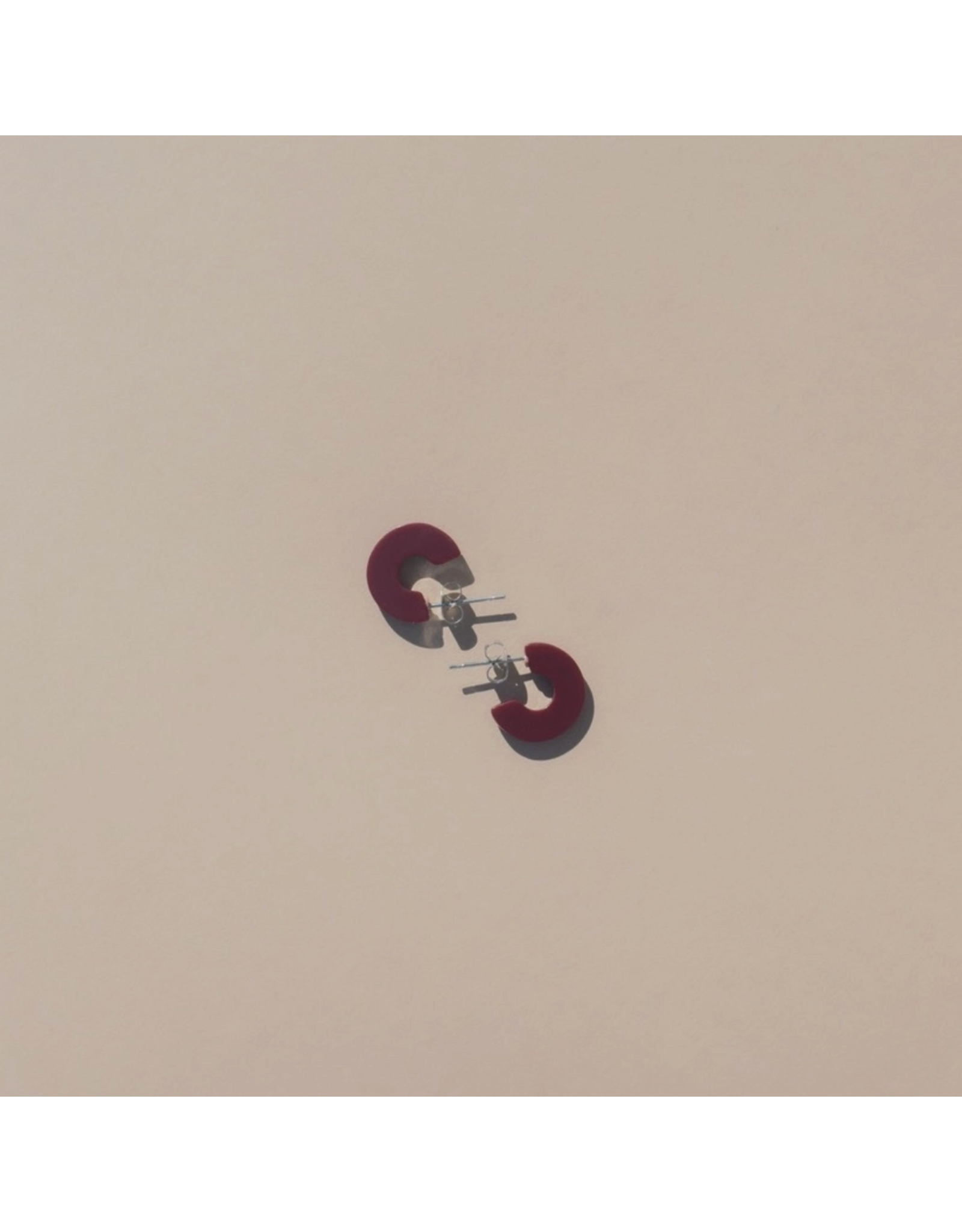 Nat + Noor Mali Hoops - Maraschino Cherry