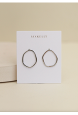 JaxKelly Silver Hoop Organic