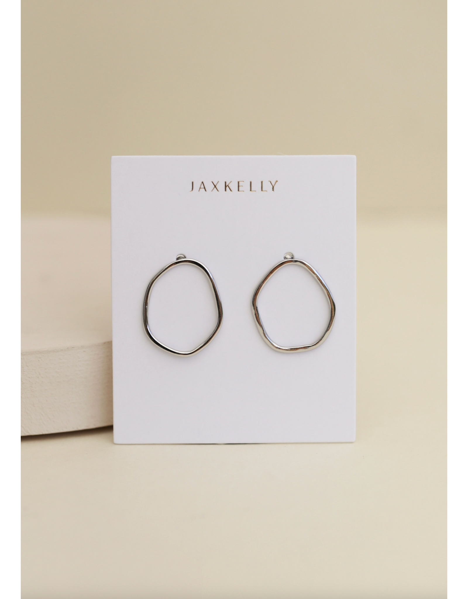 JaxKelly Silver Hoop Organic